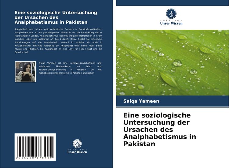 Produktbild: Eine soziologische Untersuchung der Ursachen des Analphabetismus in Pakistan