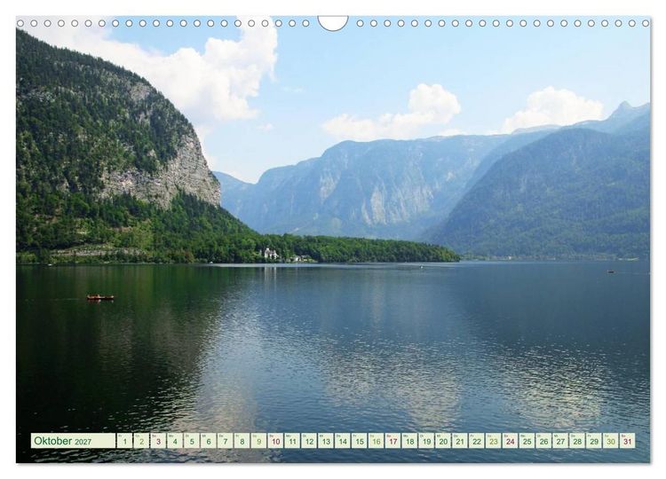 Produktbild: Hallstatt, Marktgemeinde am Hallst&auml;tter See (Wandkalender 2027 DIN A3 quer), CALVENDO Monatskalender