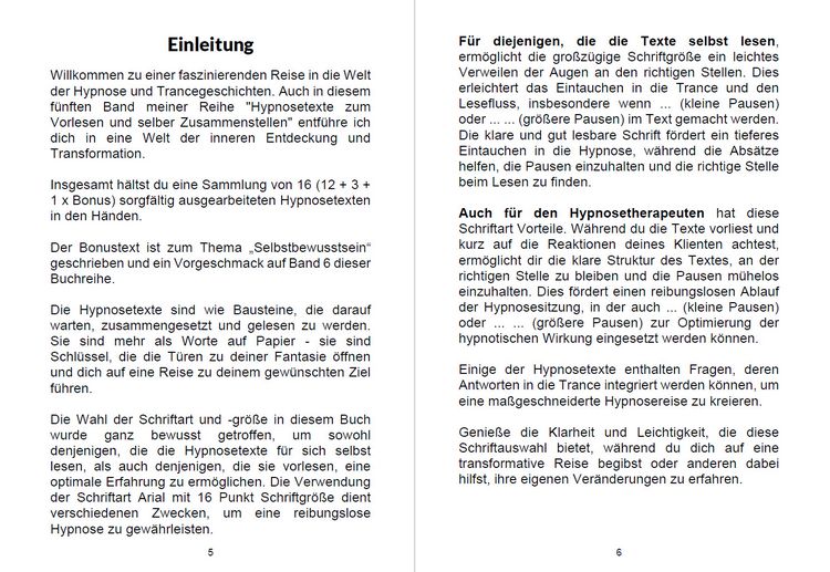 Produktbild: Hypnosetexte zum Vorlesen und selber Zusammenstellen 5