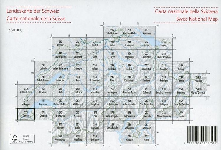 Produktbild: Swisstopo Geneve