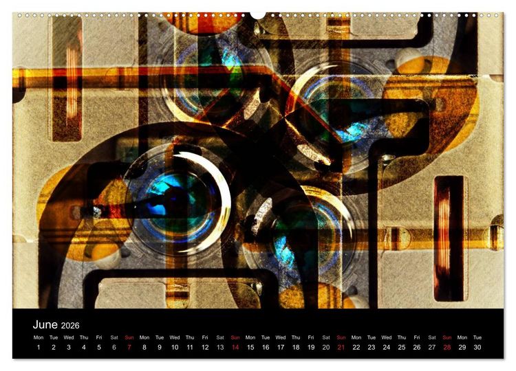 Produktbild: Computer Close Up (High Quality Premium Wall Calendar 2026 DIN A2 landscape),CALVENDO 12 Month Wall Calendar