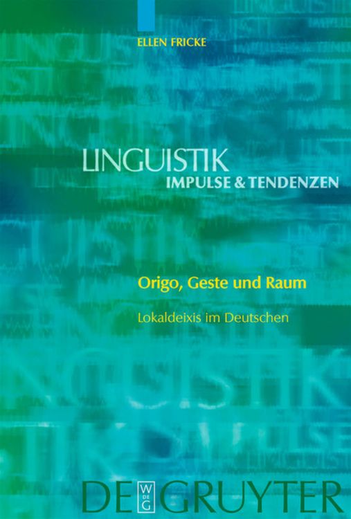 Bild vom Artikel Origo, Geste und Raum vom Autor Ellen Fricke