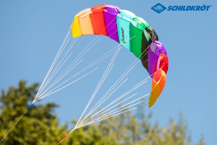 Produktbild: Dual Line SPORT KITE1.3, incl. Carrybag, Rainbow
