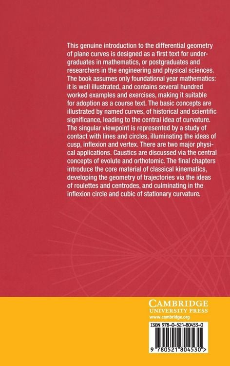 Produktbild: Elementary Geometry of Differentiable Curves