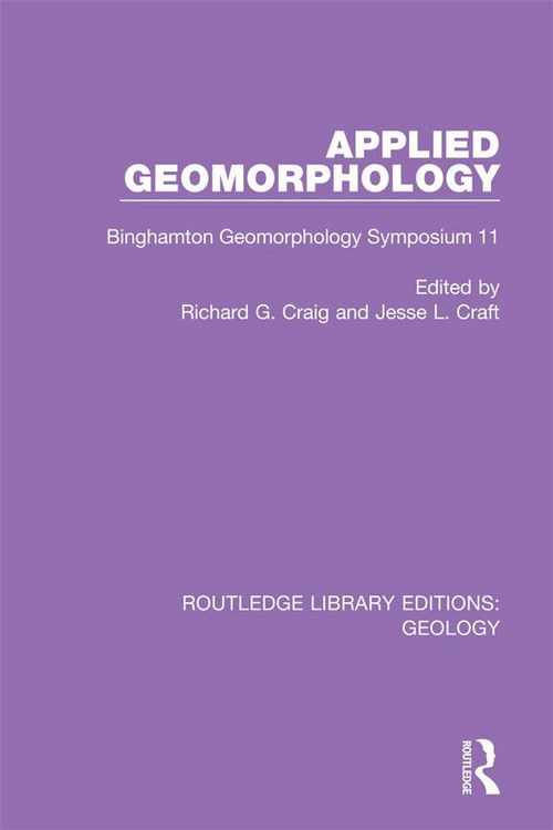 Produktbild: Applied Geomorphology