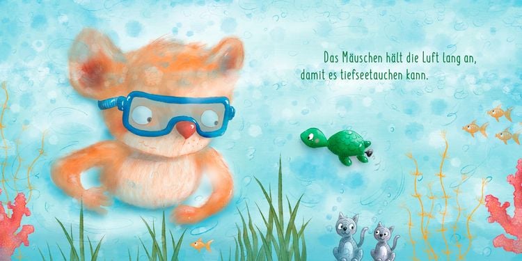 Produktbild: Das Picobello-M&auml;uschen - Nach dem Baden sieht die Maus wieder picobello aus (Pappbilderbuch)