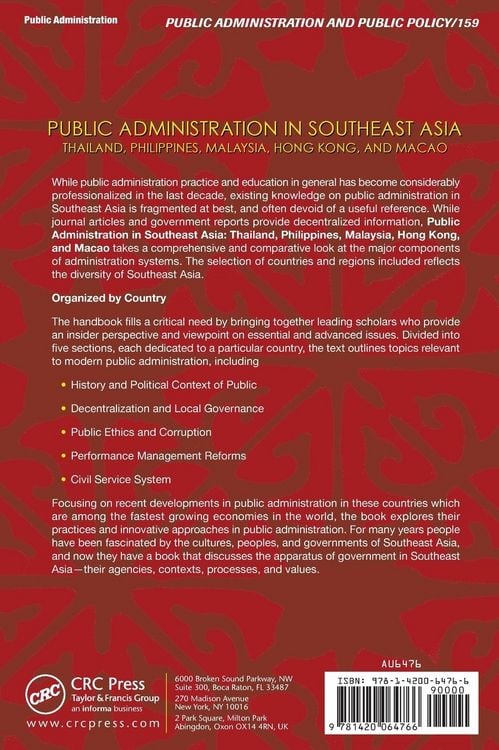 Produktbild: Public Administration in Southeast Asia