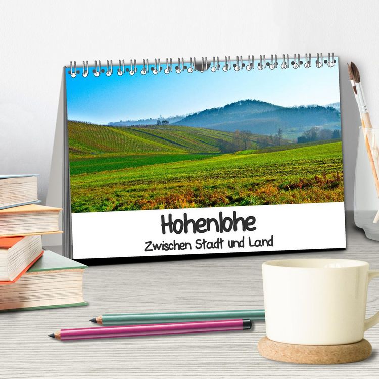 Produktbild: Hohenlohe - Zwischen Stadt und Land (Tischkalender 2026 DIN A5 quer), CALVENDO Monatskalender