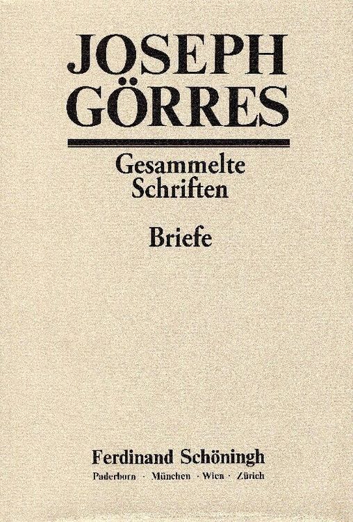 Produktbild: Briefe der M&uuml;nchener Zeit