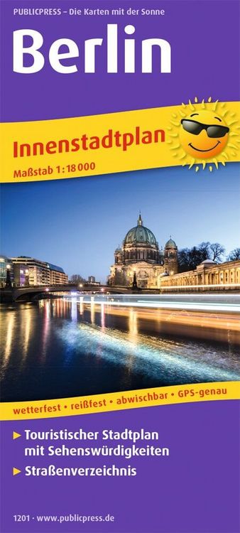 Produktbild: Publicpress Stadtplan Berlin 1:18.000