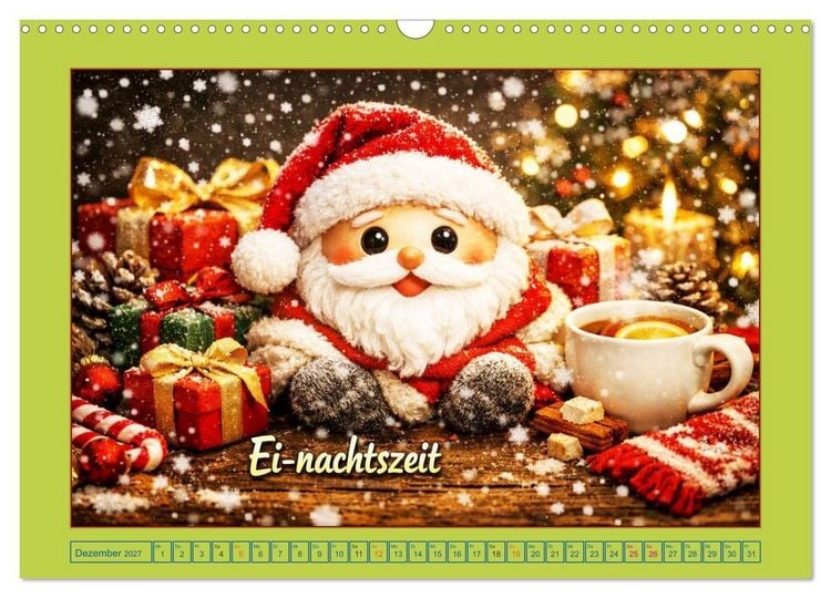 Produktbild: Ei-n Jahr voller Spa&szlig;! - Humor, Herz und H&uuml;hnerei (Wandkalender 2027 DIN A3 quer), CALVENDO Monatskalender