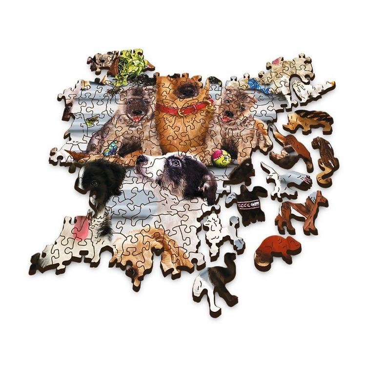 Produktbild: Holz Puzzle 1000 - Hunde