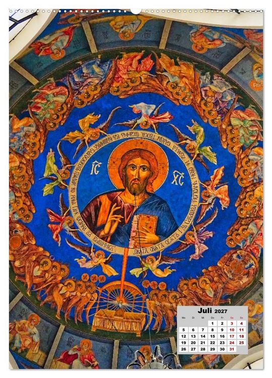 Produktbild: Orthodoxe Kirchen in Nordmazedonien (hochwertiger Premium Wandkalender 2027 DIN A2 hoch), Kunstdruck in Hochglanz