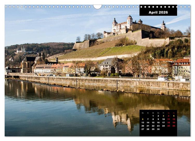 Produktbild: W&uuml;rzburg - Die Perle Unterfrankens (Wandkalender 2026 DIN A3 quer), CALVENDO Monatskalender