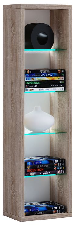 Produktbild: Holz CD DVD Stand Aufbewahrung Deko Regal Rasato L