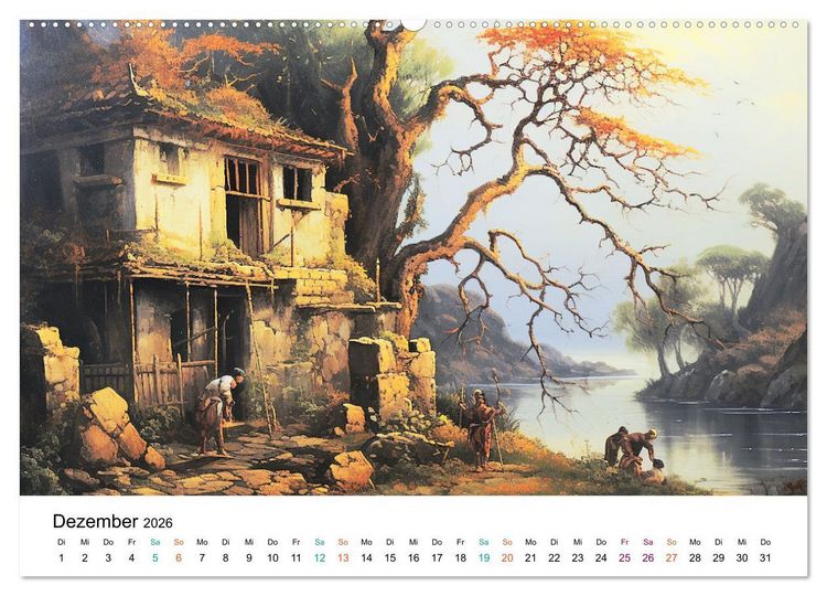 Produktbild: Szenen aus dem Antiken Griechenland (Wandkalender 2026 DIN A2 quer), CALVENDO Monatskalender