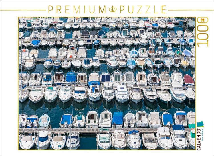 Produktbild: CALVENDO Puzzle Boote im Vieux Port | 1000 Teile Lege-Gr&ouml;&szlig;e 64x48cm Foto-Puzzle f&uuml;r gl&uuml;ckliche Stunden