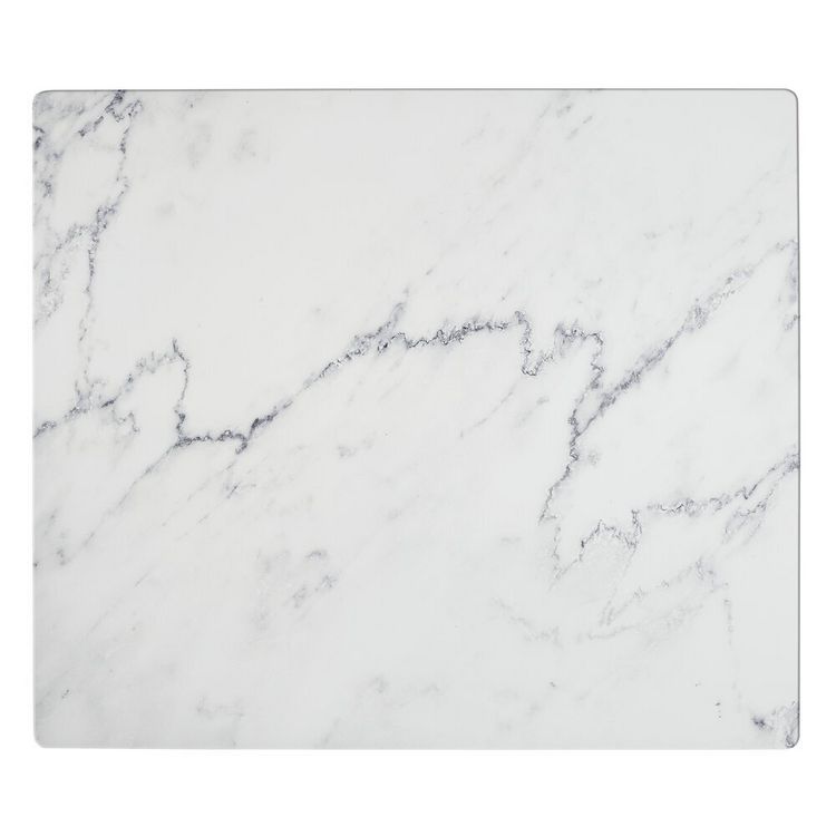 Produktbild: Schutzabdeckmatte Mod. Marmor 60 x 52 cm, hitzebest&auml;ndige Schutzmatte f&uuml;r Kochfelder