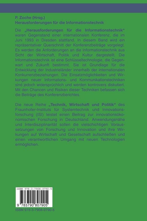 Produktbild: Herausforderungen f&uuml;r die Informationstechnik