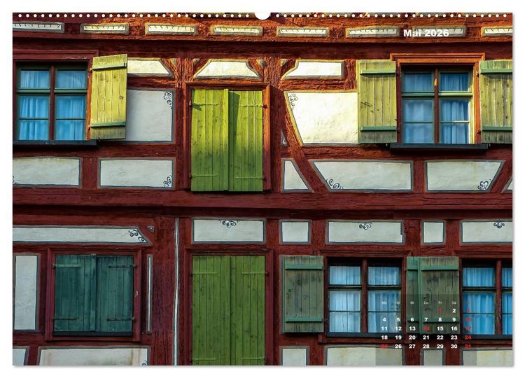 Produktbild: Impressionen aus Wangen im Allg&auml;u (Wandkalender 2026 DIN A2 quer), CALVENDO Monatskalender