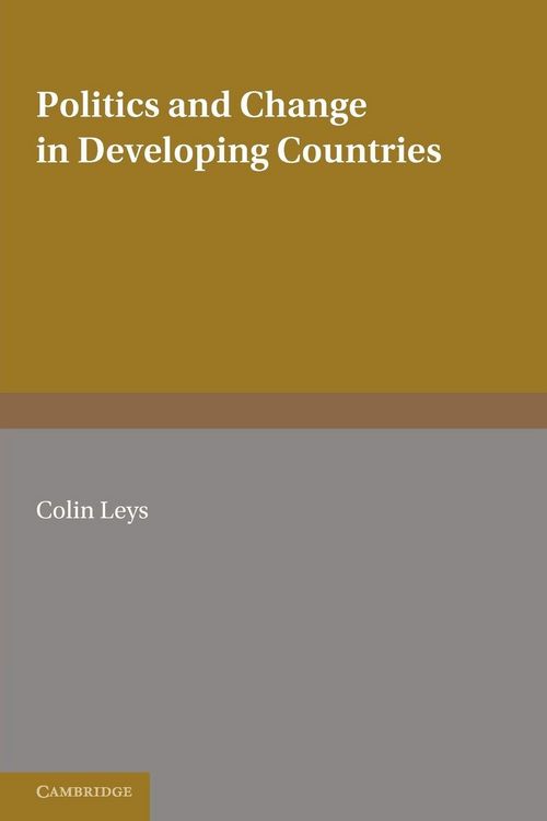 Produktbild: Politics and Change in Developing Countries