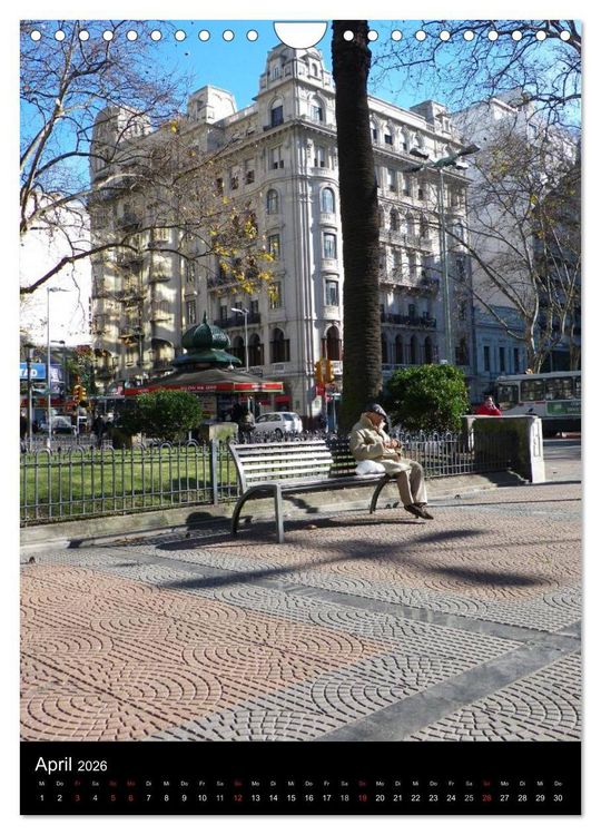 Produktbild: Winter in Montevideo (Wandkalender 2026 DIN A4 hoch), CALVENDO Monatskalender