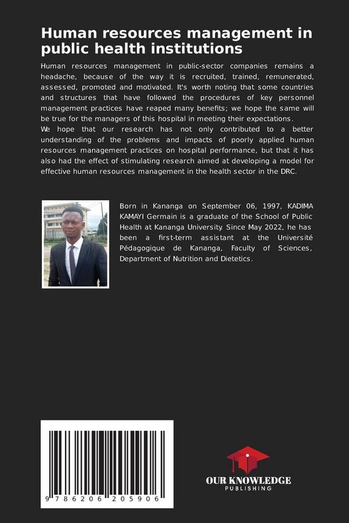 Produktbild: Human resources management in public health institutions