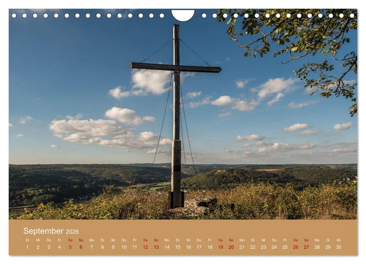 Produktbild: Sch&ouml;ne Aussichten in die Fr&auml;nkische Schweiz (Wandkalender 2026 DIN A4 quer), CALVENDO Monatskalender