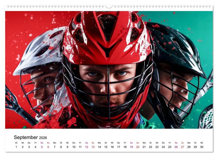 Produktbild: Lacrosse cool (Wandkalender 2026 DIN A2 quer), CALVENDO Monatskalender