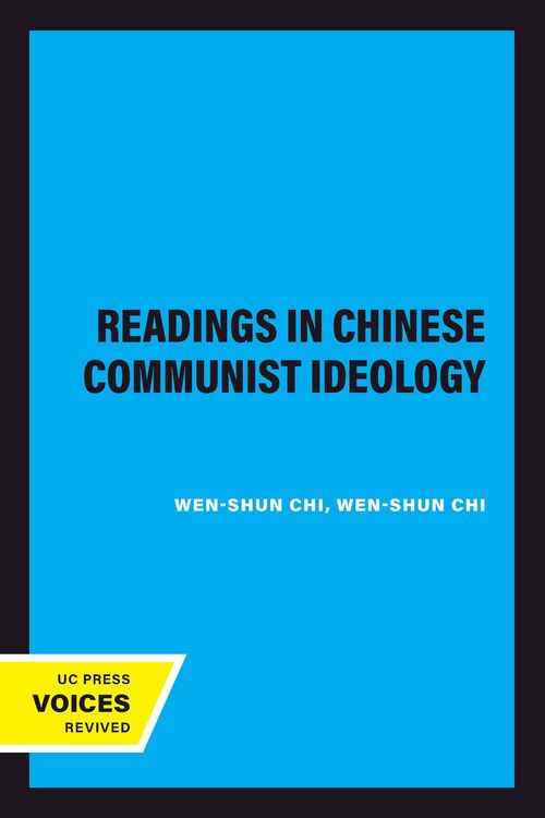 Produktbild: Readings in Chinese Communist Ideology