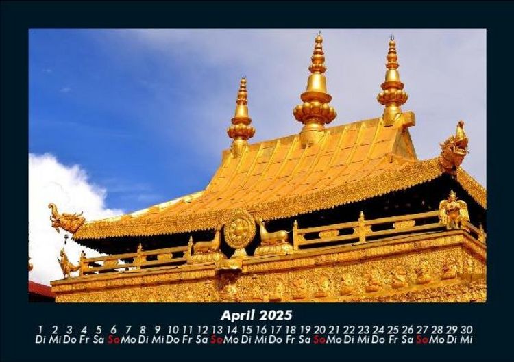 Produktbild: Tempel 2025 Fotokalender DIN A5