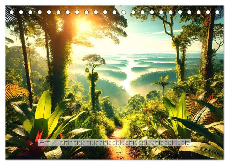 Produktbild: Trouver sa voie - Des paysages qui font r&ecirc;ver (Calendrier de bureau 2026 DIN A5 vertical), CALVENDO calendrier mensuel