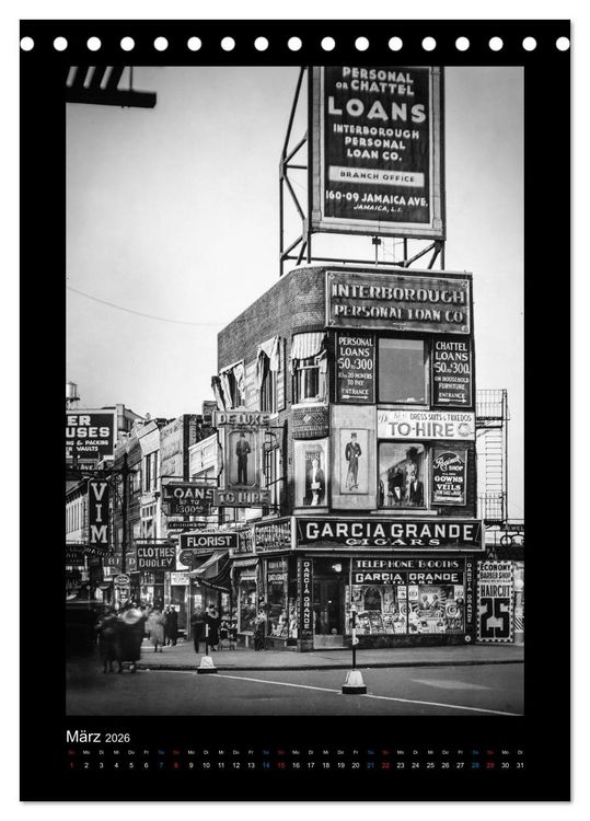 Produktbild: New York in Ansichten von 1936 (Tischkalender 2026 DIN A5 hoch), CALVENDO Monatskalender