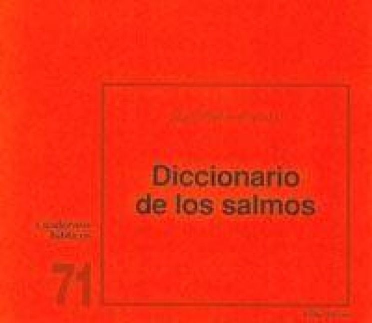 Produktbild: Diccionario de los salmos