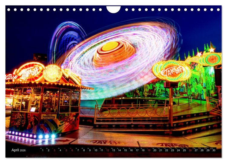 Produktbild: Kassel bei Nacht (Wandkalender 2026 DIN A4 quer), CALVENDO Monatskalender