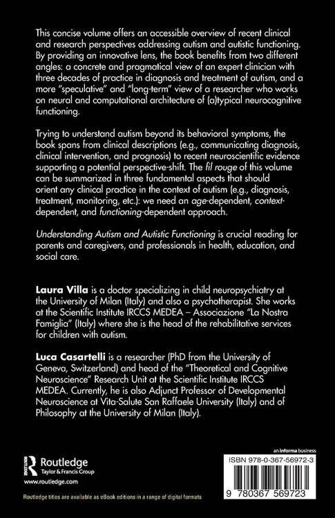Produktbild: Understanding Autism and Autistic Functioning