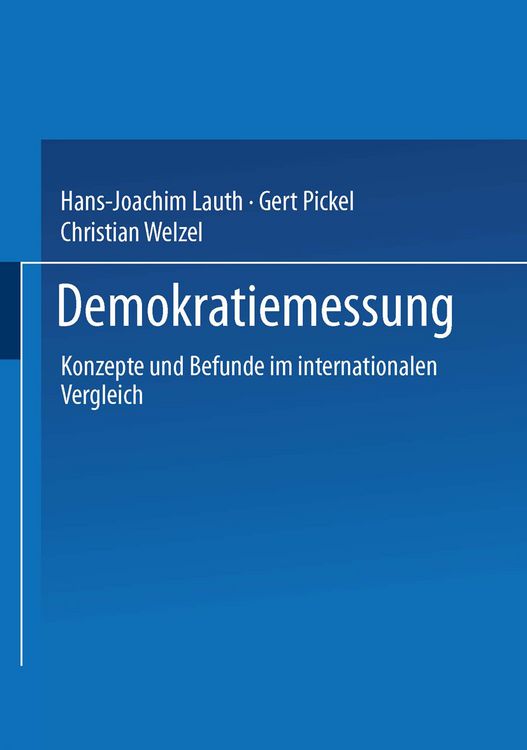 Produktbild: Demokratiemessung