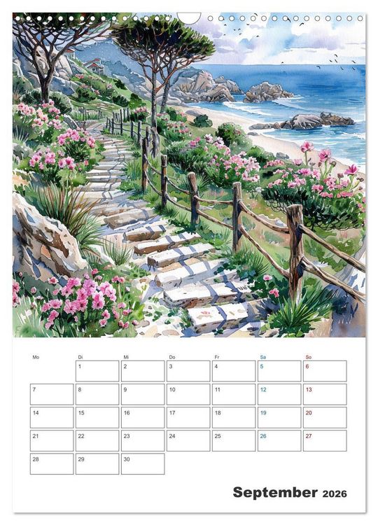 Produktbild: Sand zwischen den Zehen (Wandkalender 2026 DIN A3 hoch), CALVENDO Monatskalender