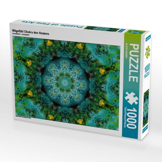 Produktbild: CALVENDO Puzzle Mitgef&uuml;hl Chakra des Herzens | 1000 Teile Lege-Gr&ouml;&szlig;e 64x48cm Foto-Puzzle f&uuml;r gl&uuml;ckliche Stunden