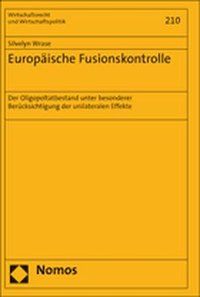 Produktbild: Europ&auml;ische Fusionskontrolle