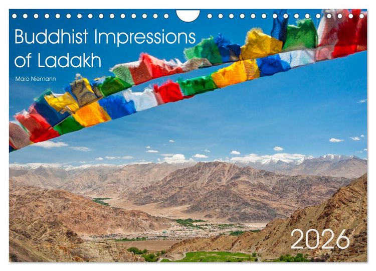 Produktbild: Buddhist Impressions of Ladakh (Wall Calendar 2026 DIN A4 landscape), CALVENDO 12 Month Wall Calendar
