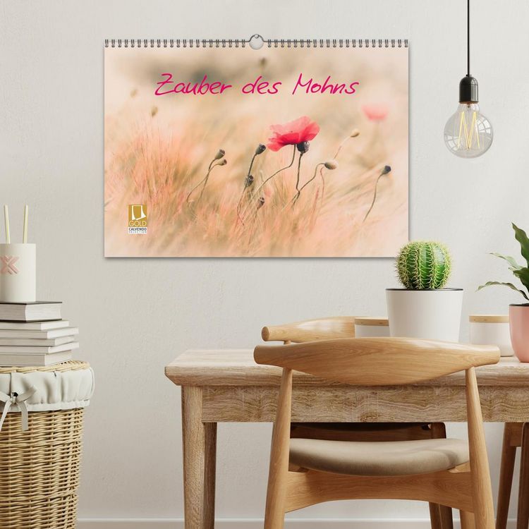 Produktbild: Zauber des Mohns (Wandkalender 2026 DIN A3 quer), CALVENDO Monatskalender