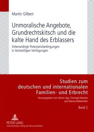 Produktbild: Unmoralische Angebote, Grundrechtskitsch und die kalte Hand des Erblassers