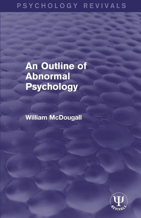 Produktbild: An Outline of Abnormal Psychology