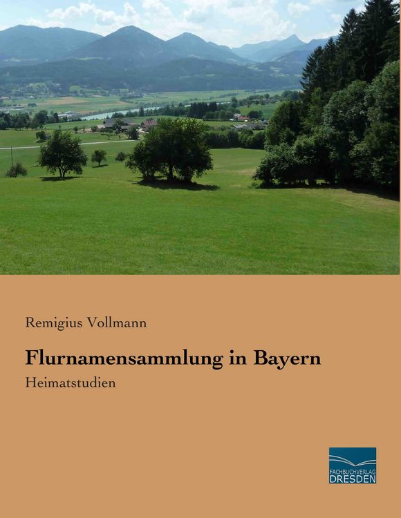 Produktbild: Flurnamensammlung in Bayern
