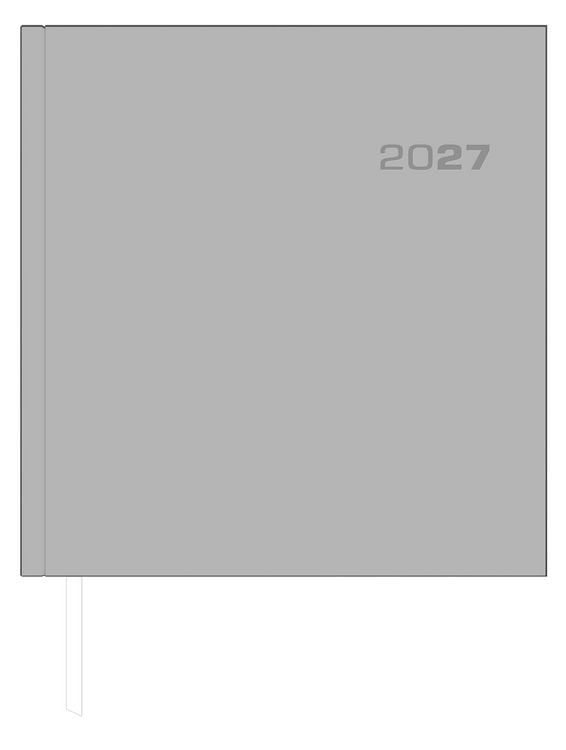 Produktbild: Wochenbuch Sekret&auml;r anthrazit 1W/2S 2027