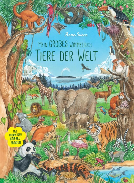 Produktbild: Mein gro&szlig;es Wimmelbuch Tiere der Welt