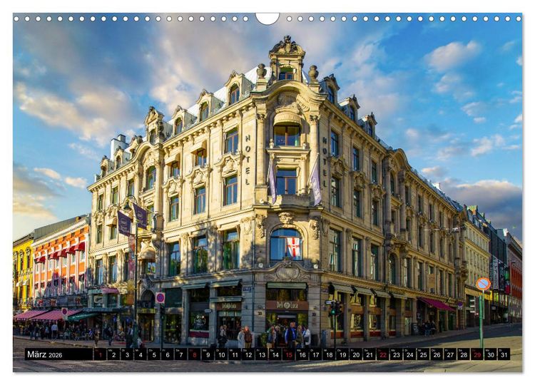 Produktbild: Oslo Impressionen (Wandkalender 2026 DIN A3 quer), CALVENDO Monatskalender
