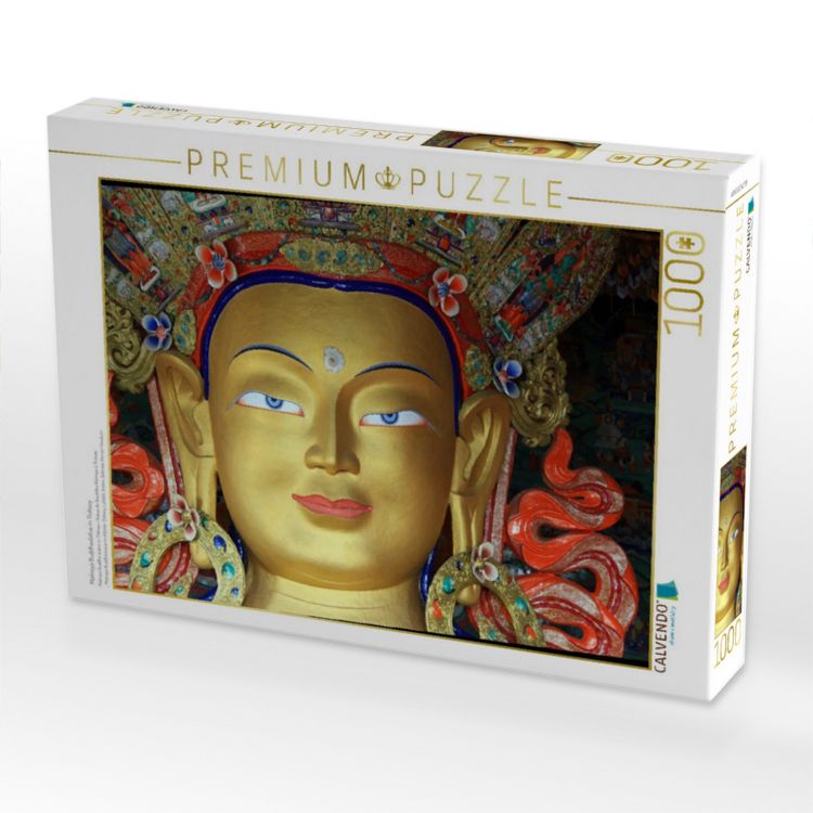 Produktbild: CALVENDO Puzzle Maitreya Buddhastatue in Thiksey | 1000 Teile Lege-Gr&ouml;&szlig;e 64x48cm Foto-Puzzle f&uuml;r gl&uuml;ckliche Stunden