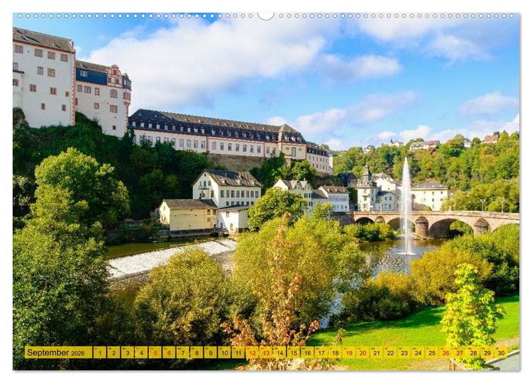 Produktbild: Ein Blick auf Weilburg an der Lahn (Wandkalender 2026 DIN A2 quer), CALVENDO Monatskalender